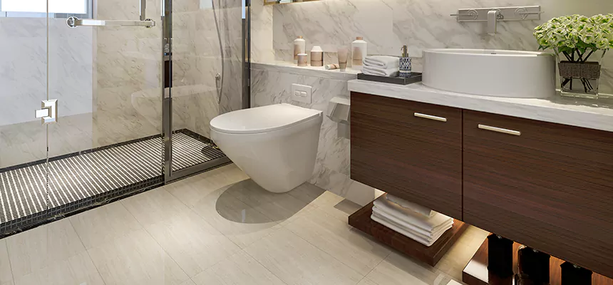 Burst Pipe Bathroom Cleanup in Pamelia