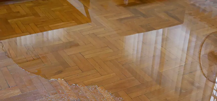 Laminate Wood Floor Water Damage Repair in Pamelia